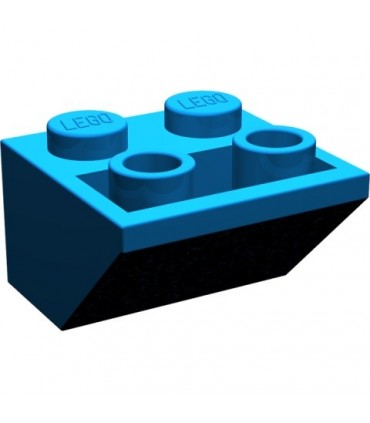 Blue Slope, Inverted 45 2 x 2