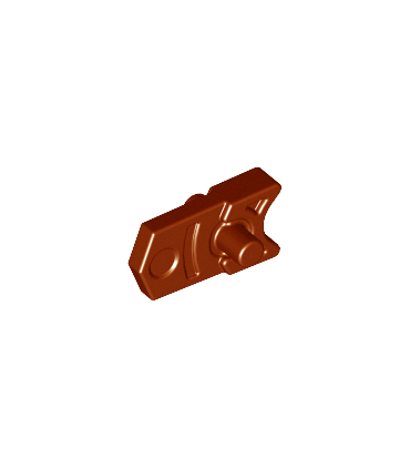 Reddish Brown Minifigure, Weapon Trigger for Gun, Mini Blaster / Shooter