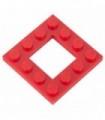 Red Plate, Modified 4 x 4 with 2 x 2 Cutout