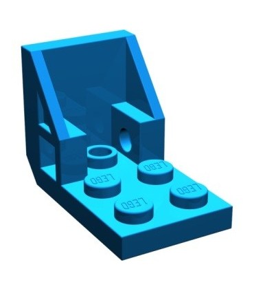 Blue Bracket 3 x 2 - 2 x 2 (Space Seat)