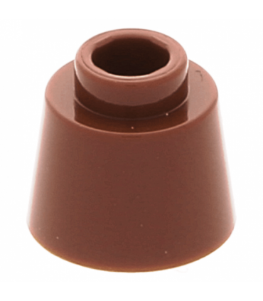 Reddish Brown Cone 1 1/6 x 1 1/6 x 2/3 (Fez)