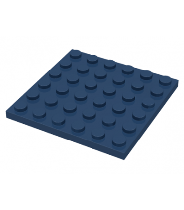 Dark Blue Plate 6 x 6