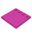 Dark Pink Tile, Modified 4 x 4 with Studs on Edge