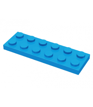 Dark Azure Plate 2 x 6