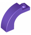 Dark Purple Brick, Arch 1 x 3 x 2 Curved Top
