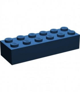 Dark Blue Brick 2 x 6