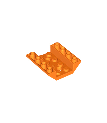 Orange Slope, Inverted 45 4 x 4 Double with 2 Holes