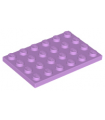 Medium Lavender Plate 4 x 6