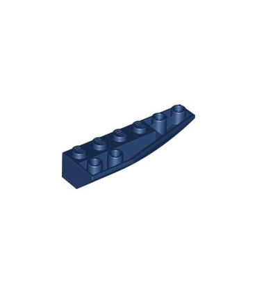 Dark Blue Wedge 6 x 2 Inverted Right
