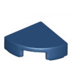 Dark Blue Tile, Round 1 x 1 Quarter