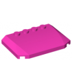 Dark Pink Wedge 4 x 6 x 2/3 Triple Curved