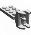 Light Gray Hinge Plate 2 x 4 with Articulated Joint - Female