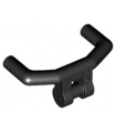Black Minifig, Utensil Handlebars with Angular Handles