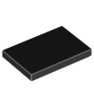 Black Tile 2 x 3