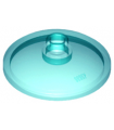 Trans-Light Blue Dish 3 x 3 Inverted (Radar)