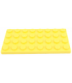 Bright Light Yellow Plate 4 x 8