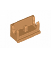 Medium Nougat Hinge Brick 1 x 2 Base