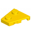 Yellow Wedge, Plate 2 x 2 Left