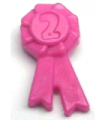 Dark Pink Friends Accessories Award Ribbon with Number 2