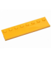 Yellow Plate, Modified 2 x 8 with Door Rail