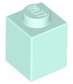 Light Aqua Brick 1 x 1