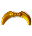 Pearl Gold Minifig, Weapon Hook with Double Blades