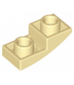 Tan Slope, Curved 2 x 1 Inverted