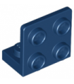 Dark Blue Bracket 1 x 2 - 2 x 2 Inverted