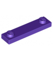 Dark Purple Plate, Modified 1 x 4 with 2 Studs without Groove