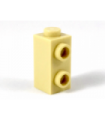 Tan Brick, Modified 1 x 1 x 1 2/3 with Studs on 1 Side