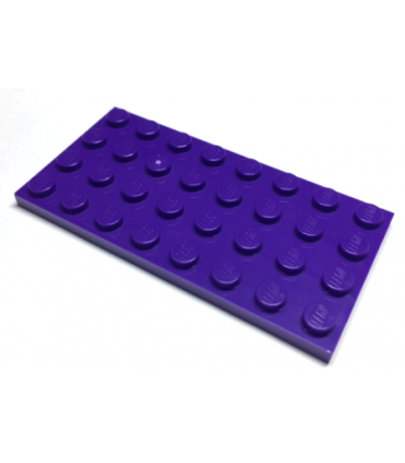 Dark Purple Plate 4 x 8