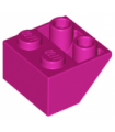 Magenta Slope, Inverted 45 2 x 2