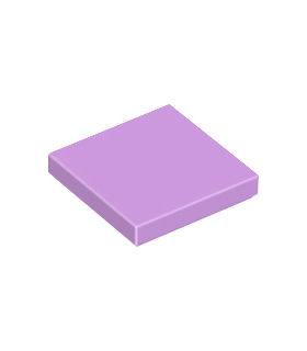 Medium Lavender Tile 2 x 2