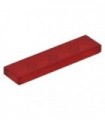 Trans-Red Tile 1 x 4