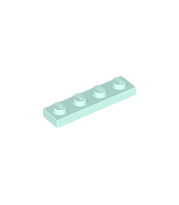 Light Aqua Plate 1 x 4