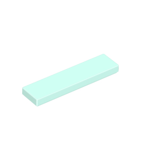 Light Aqua Tile 1 x 4