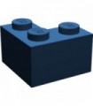 Dark Blue Brick 2 x 2 Corner