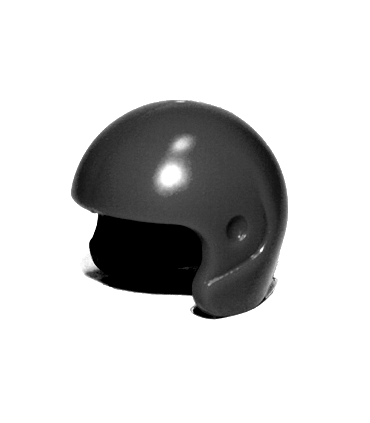 Black Minifig, Headgear Helmet Sports/Flight