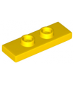 Yellow Plate, Modified 1 x 3 with 2 Studs (Double Jumper)