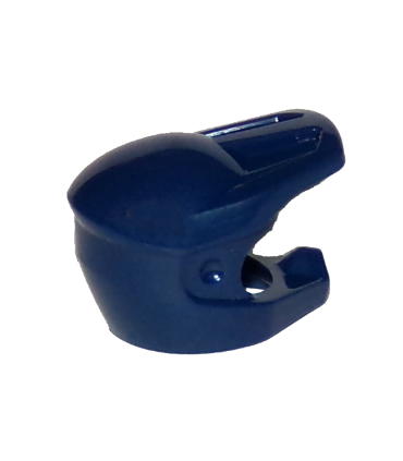 Dark Blue Minifig, Headgear Helmet Dirt Bike