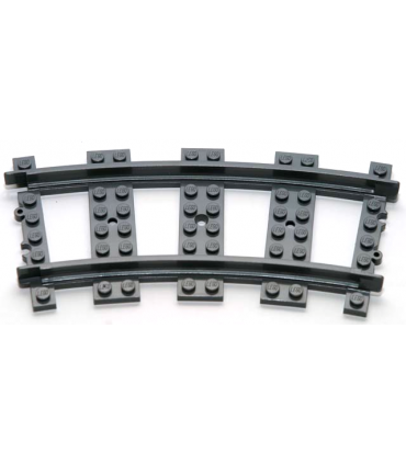 Dark Bluish Gray Train, Track Plastic (RC Trains) Curve