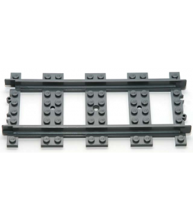Dark Bluish Gray Train, Track Plastic (RC Trains) Straight
