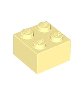 Bright Light Yellow Brick 2 x 2