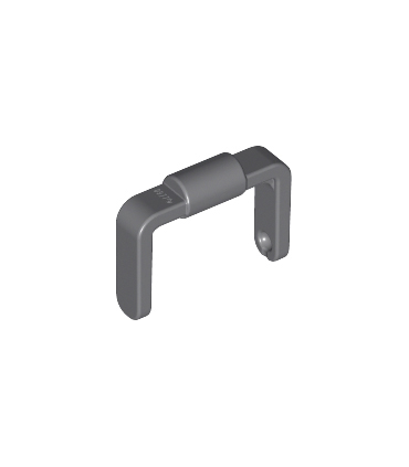 Dark Bluish Gray Container, Bucket 1 x 1 x 1 Handle / Scooter Stand
