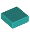 Dark Turquoise Tile 1 x 1 with Groove (3070)