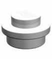 White Plate, Round 1 x 1 Straight Side