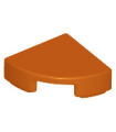 Dark Orange Tile, Round 1 x 1 Quarter