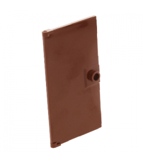 Reddish Brown Door 1 x 4 x 6 with Stud Handle