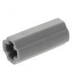 Dark Bluish Gray Technic, Axle Connector (Smooth with x Hole + Orientation)