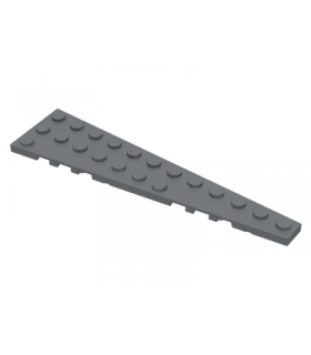 Dark Bluish Gray Wedge, Plate 12 x 3 Right